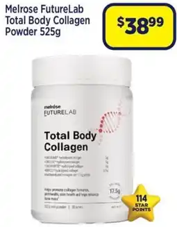 Star Discount Chemist Melrose FutureLab Total Body Collagen offer