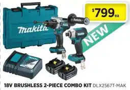 Gasweld Tool Centre Makita 18V Brushless 2-Piece Combo Kit offer