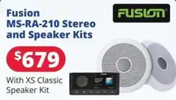 Bargain Boat Bits Fusion MS-RA-210 Stereo and Speaker Kits offer