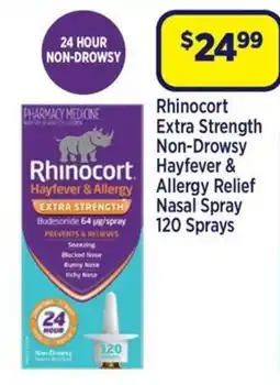 Star Discount Chemist Rhinocort Extra Strength Non-Drowsy Hayfever & Allergy Relief Nasal Spray offer