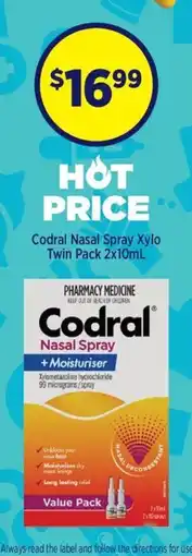 Star Discount Chemist Codral Nasal Spray Xylo offer