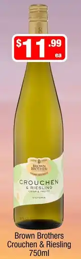Liquor Stax Brown Brothers Crouchen & Riesling offer
