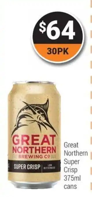 Super Cellars Great Northern Super Crisp offer