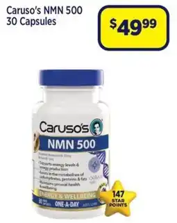Star Discount Chemist Caruso's NMN 500 offer