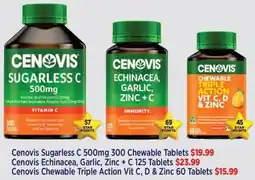 Star Discount Chemist Cenovis Sugarless C offer