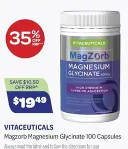 Health Save Vitaceuticals Magzorb Magnesium Glycinate offer