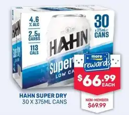 Bottlemart Hahn Super Dry offer