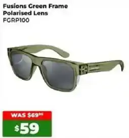 Sydney Tools Fusions Green Frame Polarised Lens offer