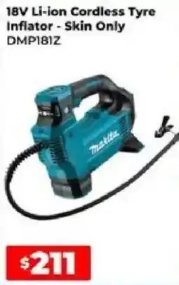 Sydney Tools Makita 18V Li-ion Cordless Tyre Inflator - Skin Only offer