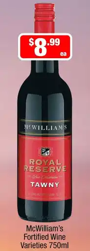 Liquor Stax McWilliam's Fortified Wine Varieties offer