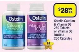 Star Discount Chemist Ostelin Calcium & Vitamin D3 offer