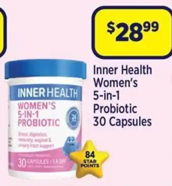 Star Discount Chemist Inner Health Women's 5-in-1 Probiotic offer