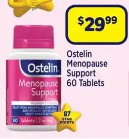 Star Discount Chemist Ostelin Menopause Support offer