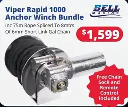 Bargain Boat Bits Viper Rapid 1000 Anchor Winch Bundle offer