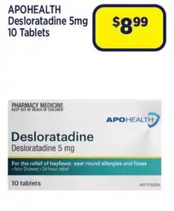 Star Discount Chemist Apohealth Desloratadine 5mg offer