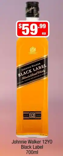 Liquor Stax Johnnie Walker 12YO Black Label offer