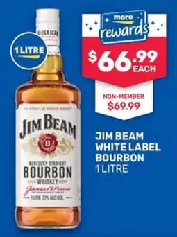 Bottlemart Jim Beam White Label Bourbon offer