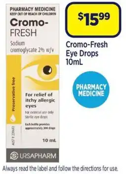 Star Discount Chemist Cromo-Fresh Eye Drops offer