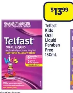 Star Discount Chemist Telfast Kids Oral Liquid offer