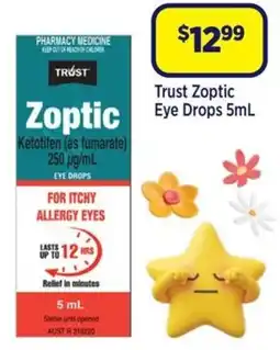 Star Discount Chemist Trust Zoptic Eye Drops offer