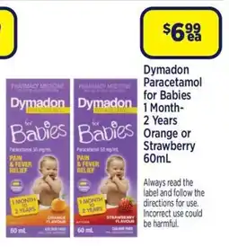 Star Discount Chemist Dymadon Paracetamol for Babies offer