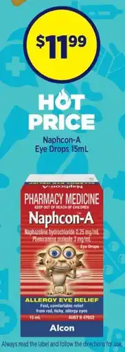 Star Discount Chemist Naphcon-A Eye Drops offer