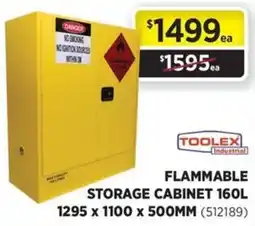 Gasweld Tool Centre Toolex Industrial Flammable Storage Cabinet offer