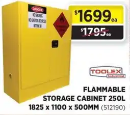 Gasweld Tool Centre Toolex Industrial Flammable Storage Cabinet offer