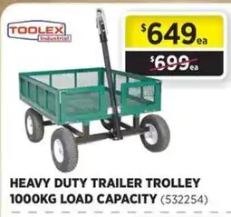 Gasweld Tool Centre Toolex Industrial Heavy Duty Trailer Trolley offer
