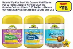 Star Discount Chemist Nature's Way Kids Smart Vita Gummies Multi-Vitamin Plus offer