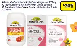 Star Discount Chemist Nature's Way Apple Cider Vinegar Max 1200mg offer
