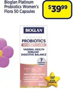 Star Discount Chemist Bioglan Platinum Probiotics Women's Flora offer
