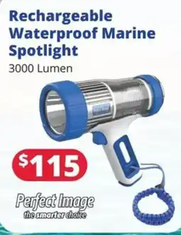 Bargain Boat Bits Rechargeable Waterproof Marine Spotlight offer