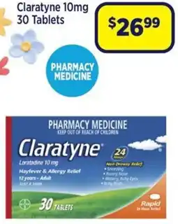 Star Discount Chemist Claratyne 10mg 30 Tablets offer