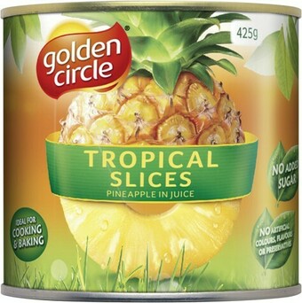 IGA Golden Circle Tropical Slices or Pieces 425g offer