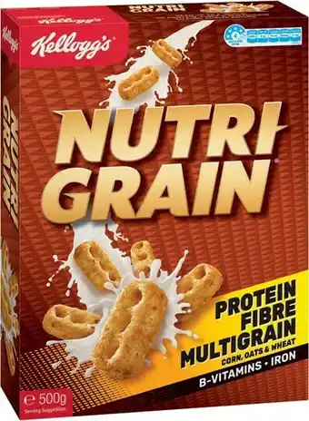 IGA Kellogg’s Nutri-Grain 500g offer