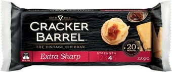 IGA Cracker Barrel Extra Sharp Cheese 250g offer