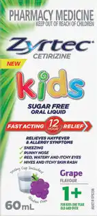 Discount Drug Stores Zyrtec Kids Oral Liquid offer