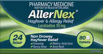 Amcal Pharmacies AllerNex 80 Tablets offer