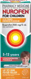 Discount Drug Stores Nurofen For Children 5-12 Years Orange offer