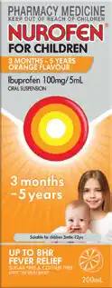 Amcal Pharmacies Nurofen for Children 3 Months-5 Years Orange offer