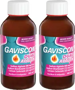 Discount Drug Stores Gaviscon Dual Action Mixed Berry offer