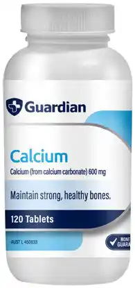 Discount Drug Stores Guardian Calcium 600mg 120 Tablets offer