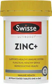 Discount Drug Stores Swisse Ultiboost Zinc+ 60 Tablets offer