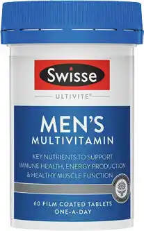 Discount Drug Stores Swisse Ultivite Men’s Multivitamin 60 Tablets offer