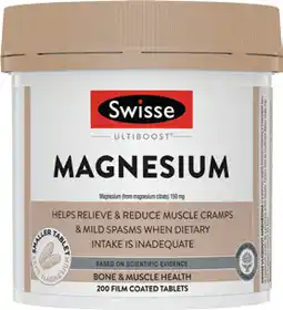 Discount Drug Stores Swisse Ultiboost Magnesium 200 Tablets offer