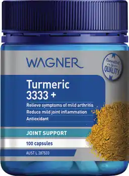 Discount Drug Stores Wagner Turmeric 3333 + 100 Capsules offer