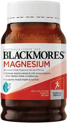 Amcal Pharmacies Blackmores Magnesium 200 Tablets offer