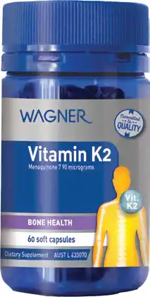 Amcal Pharmacies Wagner Vitamin K2 60 Softgel Capsules offer