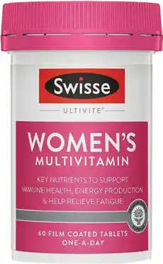 Amcal Pharmacies Swisse Ultivite Women’s Multivitamin 60 Tablets offer